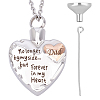 CREATCABIN Dad Forever in My Heart Urn Pendant Necklace STAS-CN0001-08-1