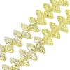 Electroplate Transparent Glass Beads Strands EGLA-N056-03A-03-1