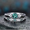 Alloy Micro Pave Cubic Zirconia Finger Rings for Women FS-WG2E042-12-1