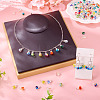 130Pcs 13 Colors Glass Pendants PALLOY-TAC0194-7