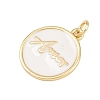 Brass Enamel Pendants KK-L251-02G-B04-2