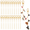 60Pcs Alloy Swivel Clasps HJEW-UN00115-1