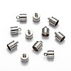 Tarnish Resistant 304 Stainless Steel Cord Ends X-STAS-E020-2-2