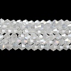 Imitation Jade Electroplate Glass Beads Strands GLAA-F029-J4mm-A06-1