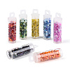 7 Bottles DIY Glass Seed Beads Sets DIY-N006-02E-1