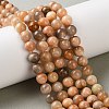 Natural Sunstone Beads Strands G-C268-B05-02-1
