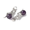 Natural Amethyst Pendants G-L512-E12-2