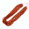 Baking Paint Transparent Glass Beads X1-DGLA-A035-T6mm-A04-2