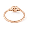 Heart 304 Stainless Steel Finger Ring for Women RJEW-C086-15-RG-3