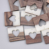 Resin & Wood Pendants X-RESI-S358-01-1