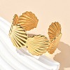 304 Stainless Steel Cuff Bangles for Women AJEW-P127-20G-3