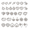 32PCS 16 Style Alloy Rhinestone Pendants ALRI-TA0001-16-3