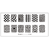 Stainless Steel Nail Art Templates Stamping Plate Set MRMJ-S048-104-1