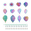DIY Dangle Earing Making Kits DIY-CW0001-07-2