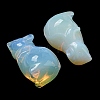 Opalite Carved Mouse Figurines DJEW-D012-02E-2