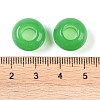 Natural White Jade European Beads X-G-G740-14x8mm-35-3