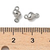 Ocean 304 Stainless Steel Links Connector Charms STAS-D211-15F-P-3