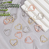 15Pcs 3 Colors Alloy Screw Carabiner Lock Charms FIND-AN0001-12-7