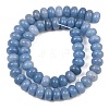 Dyed Natural White Jade Beads Strands G-G107-A39-01-5