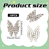 10Pcs Alloy Shank Buttons DIY-MA0006-65A-2