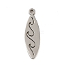 Non-Tarnish 304 Stainless Steel Pendants STAS-S123-03P-06-1