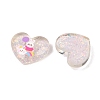 Printed Translucent Epoxy Resin Cabochons RESI-XCP0002-63B-2