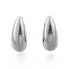 Non-Tarnish 304 Stainless Steel Teardrop Stud Earrings for Women EJEW-N052-01P-2