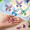 DIY Butterfly Wings Dangle Earring Making Sets DIY-TA0013-27-5