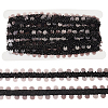 5 Yards Paillette with Glass Seed Bead Ribbons OCOR-BC0007-67A-1