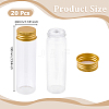 20Pcs Clear Glass Bottles Bead Containers CON-AR0001-16D-2