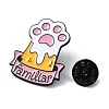 Kawaii Cute Pink Cat's Claw Pet Theme Enamel Pins JEWB-Q038-01A-3