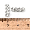 Rack Plating Brass Pave Clear Cubic Zirconia Spacer Bars KK-B088-11C-P-3