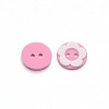 Dyed Resin Buttons BUTT-F047-04-1