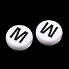 Opaque Acrylic European Beads AC-CBA3BDD-01M-2