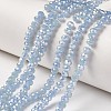 Electroplate Glass Beads Strands EGLA-A034-J6mm-T04-1
