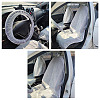 Disposable Non-woven Fabrics Car Seat & Steering Wheel Cover Sets AJEW-TAC0034-14-2