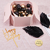 SUPERFINDINGS Acrylic & Paper Birthday Cake Insert Card Decoration AJEW-FH0004-55-5