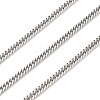 316 Surgical Stainless Steel Cuban Link Chains CHS-B010-01B-P-1