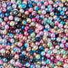 910Pcs 13 Colors Rainbow ABS Plastic Imitation Pearl Beads OACR-CD0001-10-3