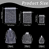 100Pcs 3 Styles Large Organza Pouches Portable Shoes Bag Travel Storage Drawstring Bags OP-SP0001-05-2