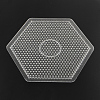 Hexagon ABC Plastic Pegboards used for 5x5mm DIY Fuse Beads X-DIY-Q009-53-2