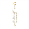 AB Color Teardrop Glass Suncatchers HJEW-JM00846-1