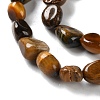 Natural Tiger Eye Beads Strands G-P497-01C-12-4