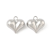 Heart Brass Pendants KK-M327-02D-P-1