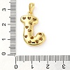 Brass Micro Pave Cubic Zirconia Pendants KK-E061-03G-10-3