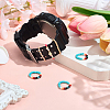 6Pcs 2 Styles Glass Beaded Decorative Rings for Smartwatch Band AJEW-CP0009-94B-4