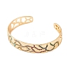 Brass Pave Colorful Cubic Zirconia Hollow Open Cuff Bangles for Women BJEW-S147-09G-A-2