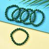 Synthetic Malachite(Dyed) Bead Stretch Bracelets BJEW-K212-B-031-1