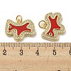 Brass Micro Pave Cubic Zirconia Pendants KK-H457-04G-02-3