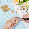 200Pcs 304 Stainless Steel Earring Hooks STAS-UN0058-59G-5